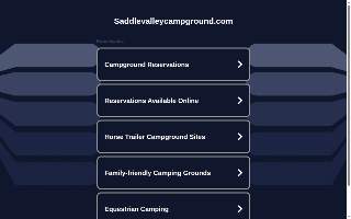 Saddle Valley Campground website