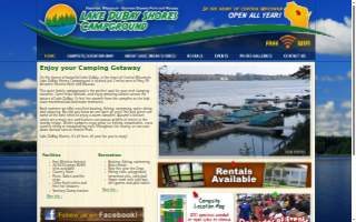 Lake Du Bay Shores Campground website