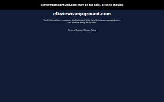 Elkview Campground & Resort website