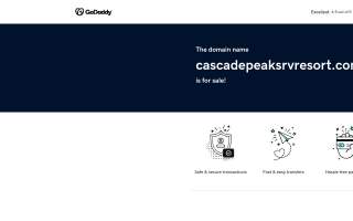 Cascade Peaks Resort & Cmpgrnd website