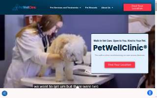 PetWellClinic - Manchester website