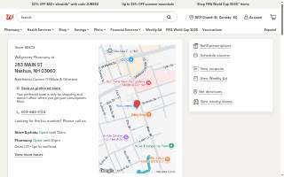 Walgreens of Nashua website