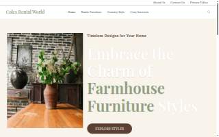 COLE'S RENTAL WORLD website