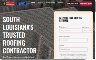 Redstick Roofing Gonzales website