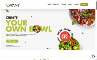 Cavany Foods: Healthy lunch & dining restaurant in Jersey City. website