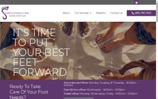 Southern Podiatry Clinic LLC Dr. David Allen, DPM website