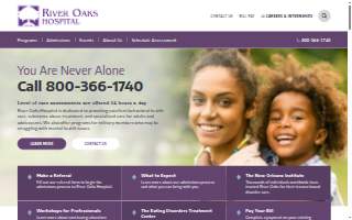 River Oaks Hospital website