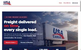USA Cargo LLC website