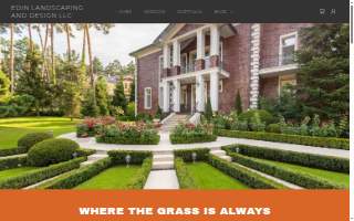 Edin Landscaping and Design website