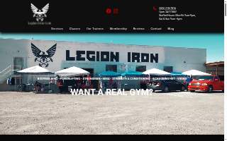 Legion Iron Gym Albuquerque website