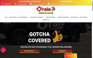 Orale Insurance Agency website