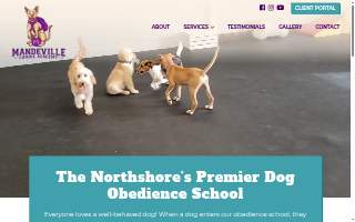 Mandeville Canine Academy of Bogalusa website
