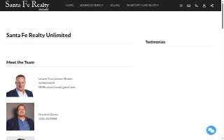 Santa Fe Realty Unlimited website