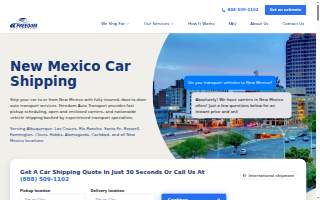 Alpha Auto Transport website