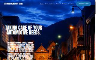Santa Fe Online Auto Sales LLC website