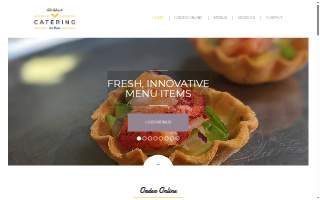 All About Catering website