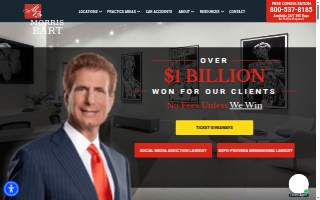 Morris Bart Personal Injury Lawyers website