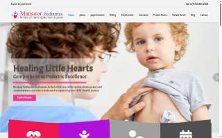 Mansoor Pediatrics website