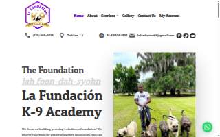 La Fundacion K-9 website