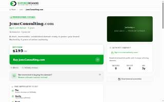 JCMC Consulting website