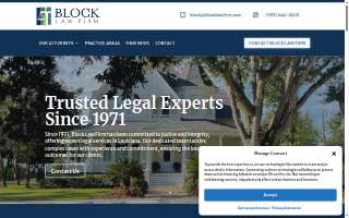 Block Law Firm website