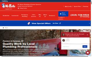 Mr. Rooter Plumbing of Greater Syracuse website