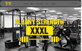 Albany Strength website
