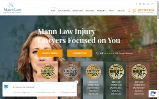 Mann Law LLC website