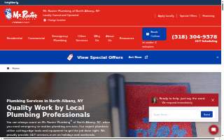 Mr. Rooter Plumbing of North Albany website