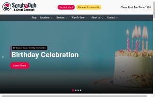 ScrubaDub Car Wash (Biddeford) website