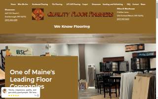 Quality Floor Finishers, Inc., Showroom website