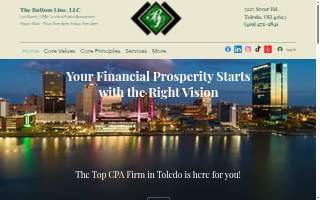 The Bottom Line website