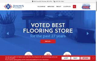 Joseph's Flooring website
