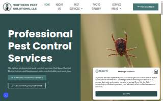 Northern Pest Solutions website