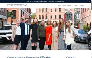 Port City Legal website
