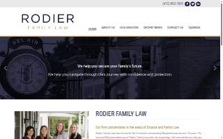 Rodier Family Law website