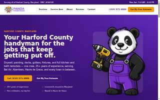 Panda Handyman Services website