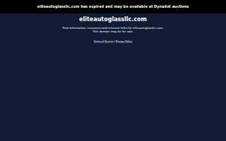 Elite Auto Glass LLC of Ballenger Creek website