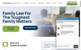 Cordell & Cordell | Family Law & Divorce website