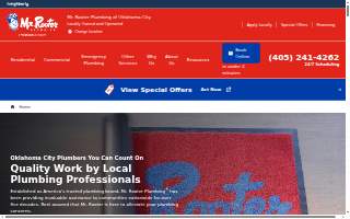 Mr. Rooter Plumbing of Oklahoma City website