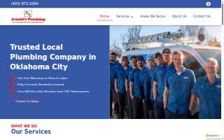 Arnold's Plumbing, LLC website