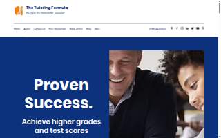 The Tutoring Formula website