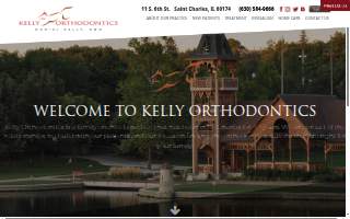 Kelly Orthodontics of Bethesda website