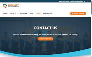 Quality Heating, Cooling, Plumbing & Electric website