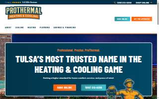ProThermal Heating and Cooling website