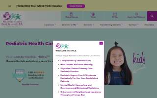 Pediatric Care Corner website