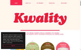 Kwality Ice Cream website