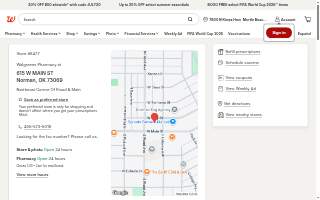 Walgreens Pharmacy of Norman website