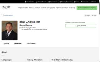 Brian Lindeman, MD - The Portland Clinic website