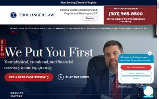 Trollinger Law LLC - Personal Injury Attorney website